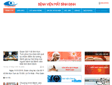Tablet Screenshot of bvmatbinhdinh.vn